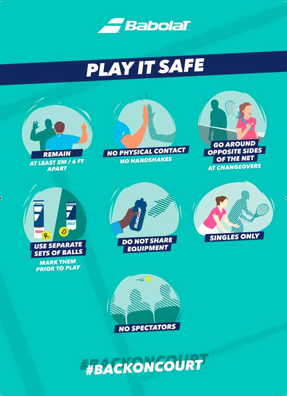 Возвращайтесь на корт бехопасно