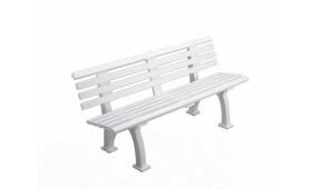 Скамейка для теннисного корта Bench Freiburg Белая