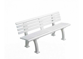 Скамейка для теннисного корта Bench Freiburg Белая